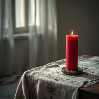 Aries – The Flame of Courage Candle