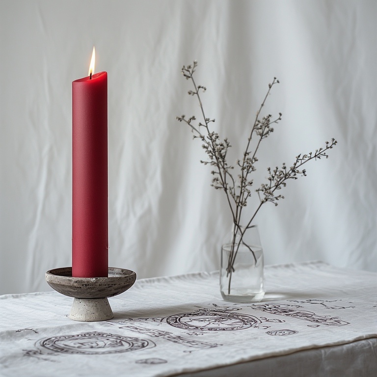 Blood Moon Candle – Intensity, Transformation & Courageous Release