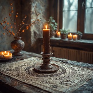 Pluto Candle – Transformation & Rebirth