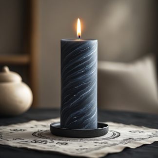 Waning Crescent Candle – Rest & Renewal