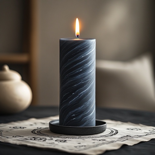 Waning Crescent Candle – Rest & Renewal