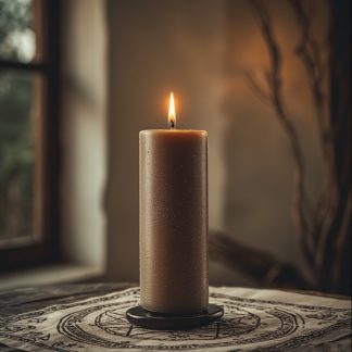 Earth Element Candle – Root of Stability & Abundance