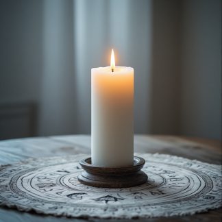 Winter Ember Candle – Rest, Reflection & Sacred Stillness